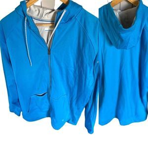 Columbia Omni Shield Full Zip Hoodie Front Pouch & cell phone Pocket Mens XL